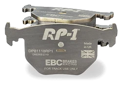 DP81118RP1 Sportowe klocki hamulcowe RP-1 Racing EBC Brakes BMW 3 Series E46 330 3 Series X 4WD E46 330 M3 E46 X3 E83 Z4 E85 Z4 E86 BMW ALPINA B3 E46 Maserati Ghibli AM336 WIESMANN MF 3 BMW