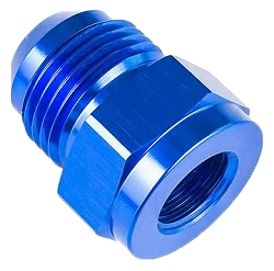 AN8 AN6 JIC Nypel adapter redukcyjny prosty męsko żeński Niebieski