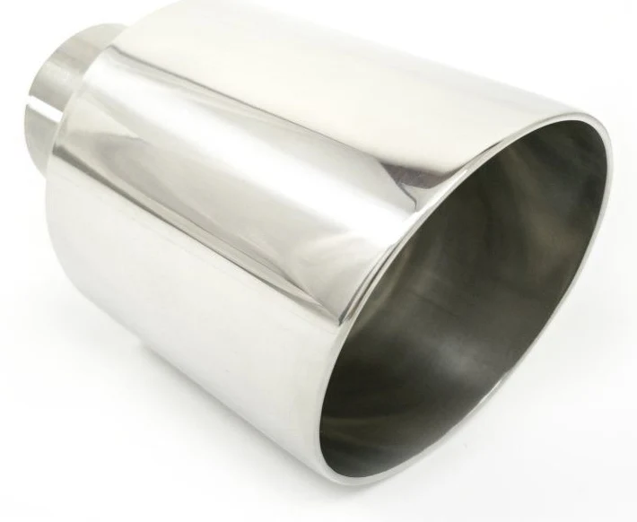 Uniwersalna końcówka tłumika okrągła 100mm długość 120mm średnica montażowa 50mm - N1-111/50