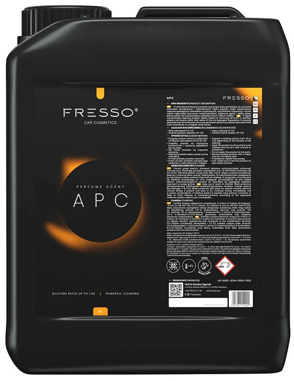 FRESSO APC uniwersalny wielozadaniowy do czyszczenia różnych powierzchni 5l 5000ml