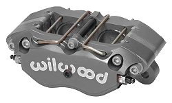 Uniwersalny zacisk hamulcowy 4 tłoczkowy Wilwood 120-9695 Dynapro srebrny