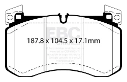 DP52409NDX Klocki hamulcowe BLUESTUFF NDX EBC Brakes Mercedes-Benz GLEClass W167 GLE350de 4Matic GLEClass W167 GLE400d 4Matic GLEClass W167 GLE450 4Matic GLEClass W167 GLE53 AMG GLEClass W16