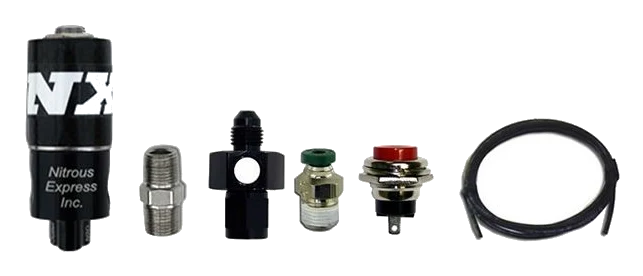 Nitrous Purge Valve with Poly Line 4AN Nitrous Express NX 15598