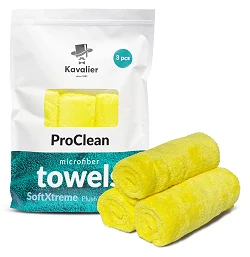 KAVALIER ProClean Microfiber Towel - SoftExtreme Plush Perfection 3pack