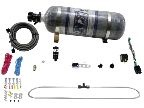N-Tercooler Spray Ring Reduces Air Inlet Temp on Turbo Applications with Composite Bottle 12LB Nitrous Express NX 20000-12