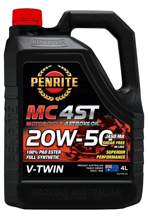 Olej silnikowy motocyklowy Penrite MC-4ST V-TWIN 20W50 100% PAO ESTER Full Synthetic 4L
