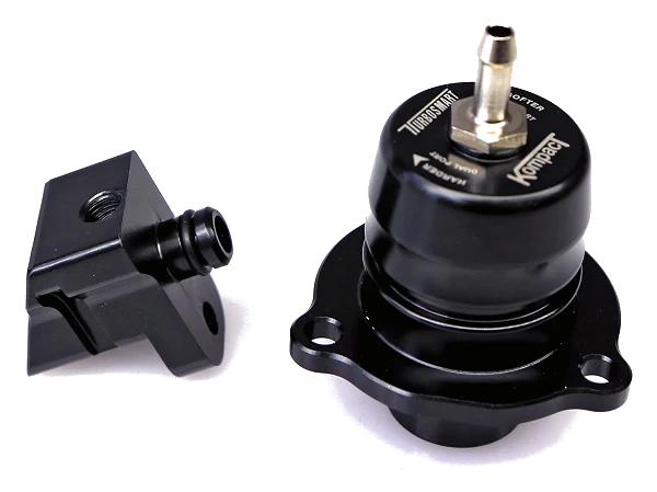 Zawór blow off BOV Turbosmart TS-0203-1063 Kompact Shortie Dual Port Audi A3 S3 A6 TT Q3 Q7 Seat Leon Skoda Octavia Superb VW Golf MK7 2.0TSI