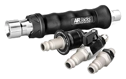 Nuke Performance sztywne przewody do Air Jack 60 C z szybkozłączką zaworową AN6 3 szt