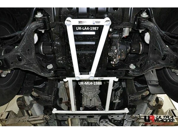 Rozpórka środkowa (Mid Lower Brace) (1988-B) Ultra Racing Mazda BT-50 (UP) 2.2D 4WD 11-18 - UR-ML4-1988(B)