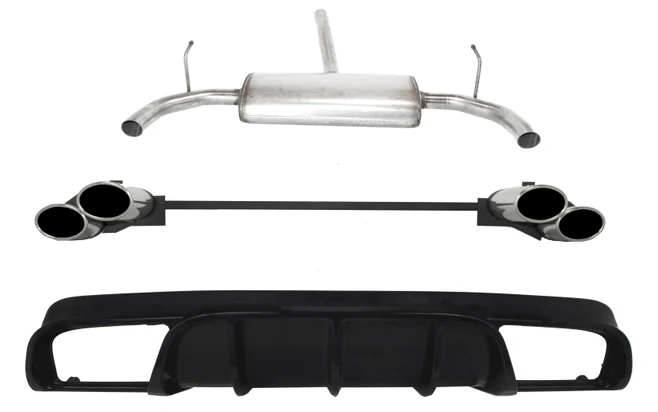 Tłumik dedykowany nierdzewny ALFA ROMEO Giulietta 2010-2016 HATCHBACK 5D - d100-413/27* P