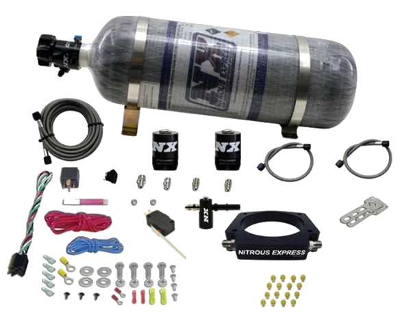 Nitrous Plate System with 12Lb Carbon Bottle for Chevrolet Corvette C8 LT2 Nitrous Express NX 20962-12