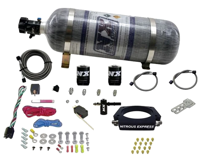 Nitrous Plate System with 12Lb Carbon Bottle for Chevrolet Corvette C8 LT2 Nitrous Express NX 20962-12