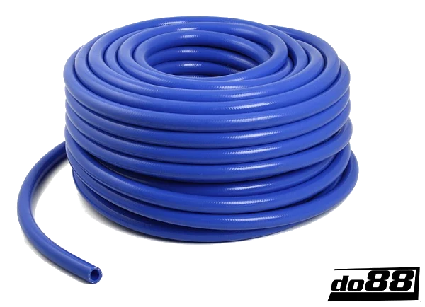 Wąż silikonowy wzmocniony niebieski 0,75" (19mm)