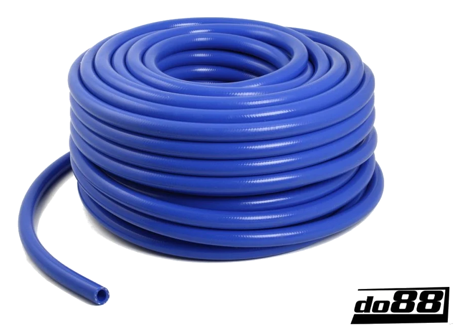Wąż silikonowy wzmocniony niebieski 0,5" (13mm)