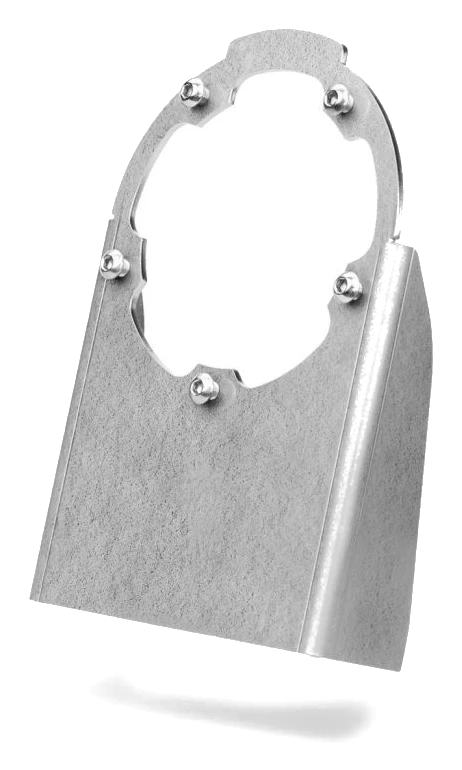 Nuke Performance stalowy wspornik montażowy obudowy zaworu Air Jack ze śrubami M6