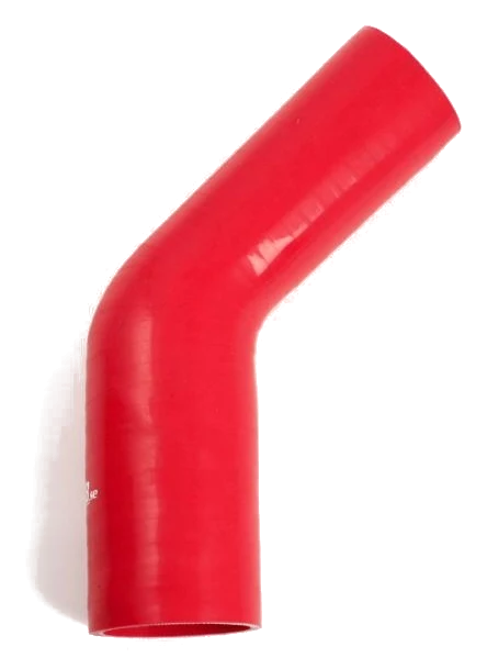 Wąż silikonowy czerwony 45 stopni 2 - 2,5" (51 - 63mm)