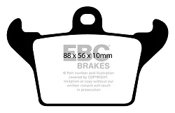 DP1719 Klocki hamulcowe ULTIMAX2 EBC Brakes Chrysler Viper Dodge Viper SRT Ferrari F355 360 F430 Lamborghini Diablo Gallardo