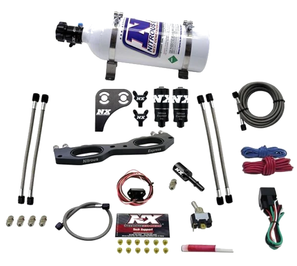 Nitrous Plate System for Polaris RZR 900 with 5Lb Bottle Nitrous Express NX 67001-05P