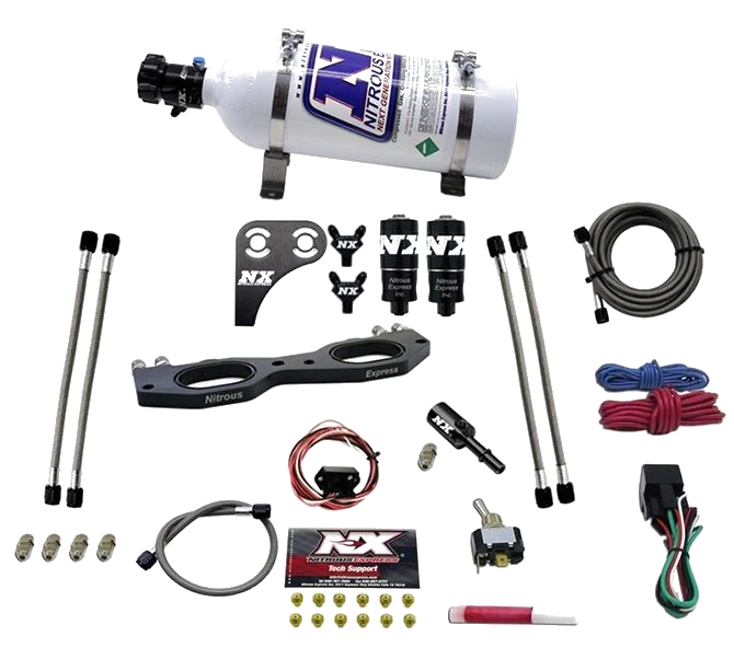 Nitrous Plate System for Polaris RZR 900 with 5Lb Bottle Nitrous Express NX 67001-05P