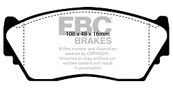 DP2892 Klocki hamulcowe GREENSTUFF EBC Brakes Nissan Lucino Sunny N14 100NX Nissan NX Sentra Nissan South Africa Sentra Sentra Sabre