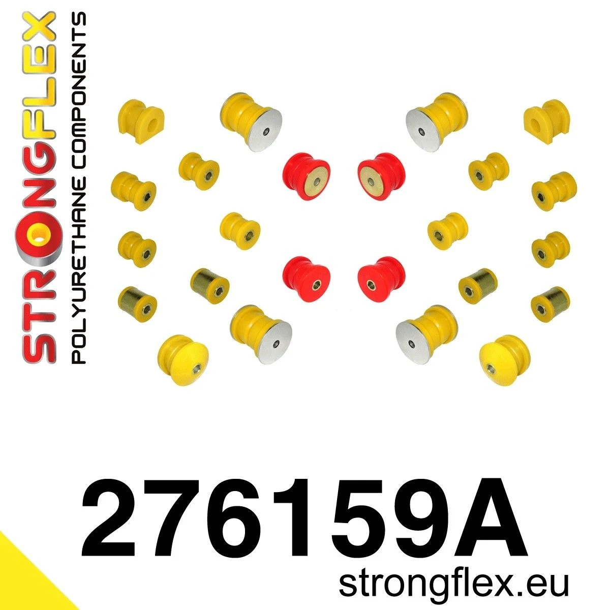 276159A: Kompletny zestaw tulei tylnego zawieszenia SPORT Subaru Baja