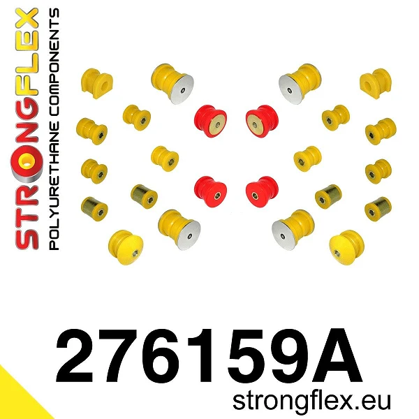 276159A: Kompletny zestaw tulei tylnego zawieszenia SPORT Subaru Baja