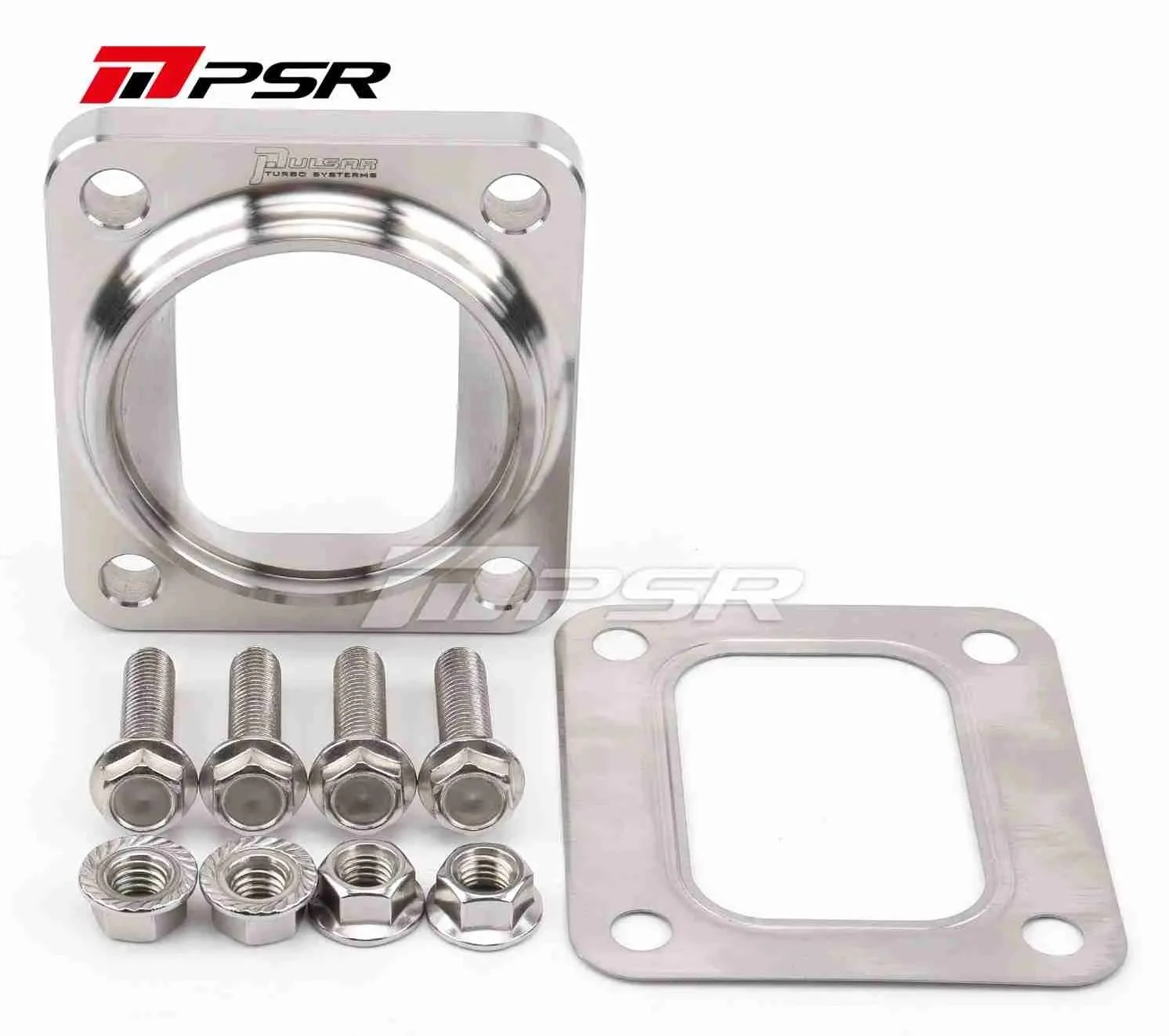 Pulsar PSR Billet Transition Flange T4 Open to 2.5" SCH-10/40 Piping (Hardware Kit Included)