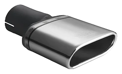 Uniwersalna końcówka tłumika owalna 167×60mm długość 120mm średnica montażowa 50mm - N1-50*/50
