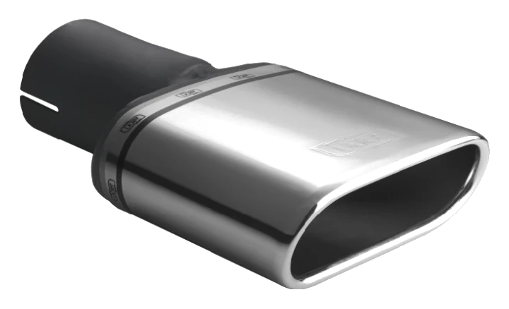 Uniwersalna końcówka tłumika owalna 167×60mm długość 120mm średnica montażowa 50mm - N1-50*/50