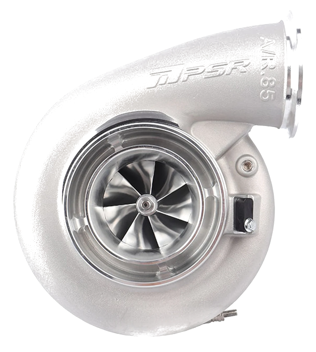 Turbosprężarka Pulsar PSR 7375GR Super Core koło kompresji GR 7plus7 koło turbiny Inconel 9 łopatek podwójne łożyska kulkowe bez obudowy kompresora bez obudowy turbiny osłona ze stali nierdz