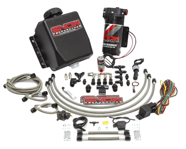 Snow Performance SNO-201QUAD-BRD Stage 1 Boost Cooler Forced Induction Water-Methanol Injection Quad Nozzle Kit