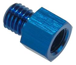 1/8 NPT M10x1.0 Końcowka prosta adapter redukcyjny żeńsko męski Niebieski