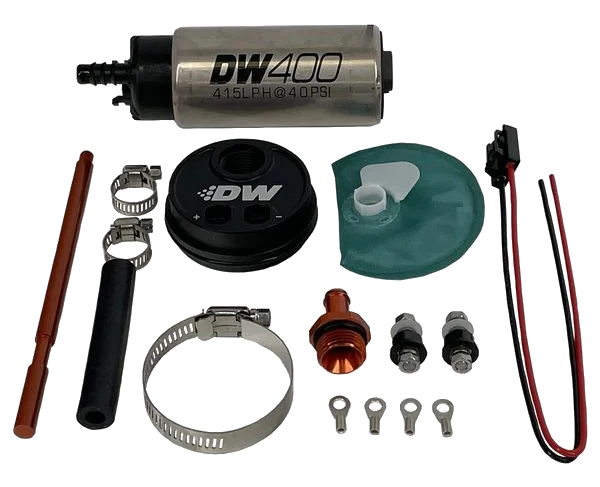 DeatschWerks In-Tank Pump Adapter with DW400 415 lph Fuel Pump for 3.5L Surge Tank