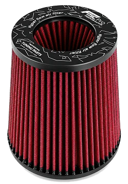 Stożkowy filtr powietrza FMIC.Pro dł. 175mm średnica montażowa 70mm czerwony