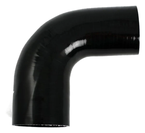 Wąż silikonowy czarny 90 stopni 3,25 - 3,5" (83-89mm)
