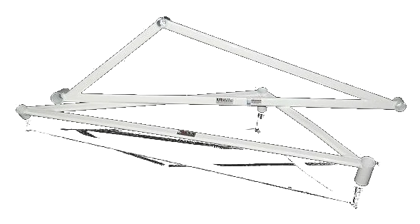 Rozpórka przednia dolna (Front Lower Brace) 2485P Ultra Racing for Subaru Outback 09+