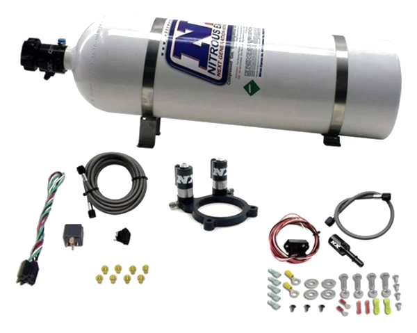 Nitrous Plate System with 15Lb Bottle for Ford Mustang V6 3.5L / 3.7L Nitrous Express NX 20952-15