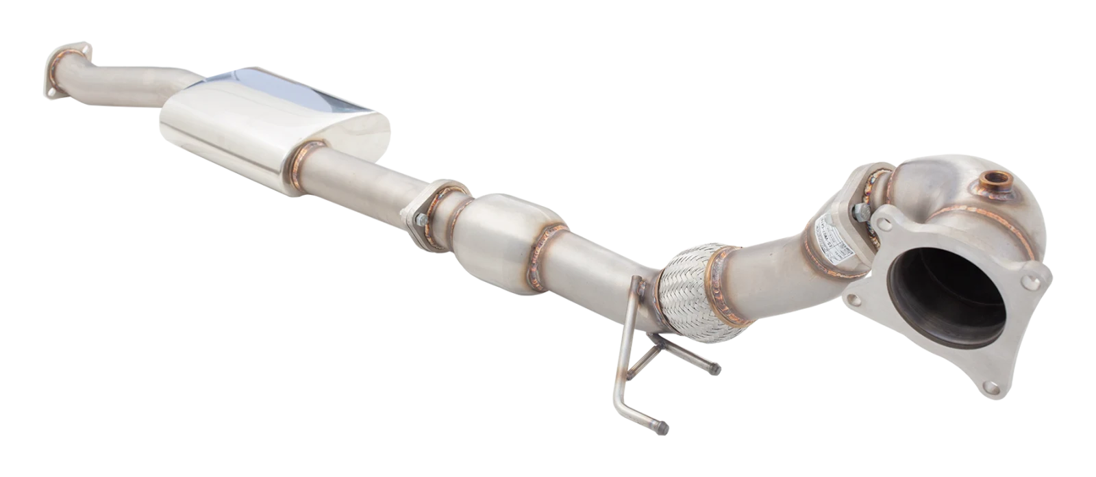 Downpipe z katalizatorem XForce 100CPSI Volkswagen Golf 2010-2012 R MK 6