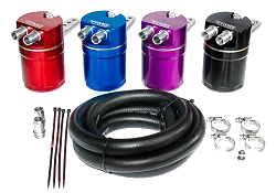 RTMG Performance Universal Oil Catch Can Kit Small Black
