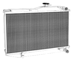 Chłodnica wody FMIC.Pro Toyota Corolla AE86 1983-1987