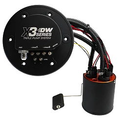 Moduł paliwowy X3 z pompami DW430c i zestawem montażowym DeatschWerks Ford Mustang 1998-2004