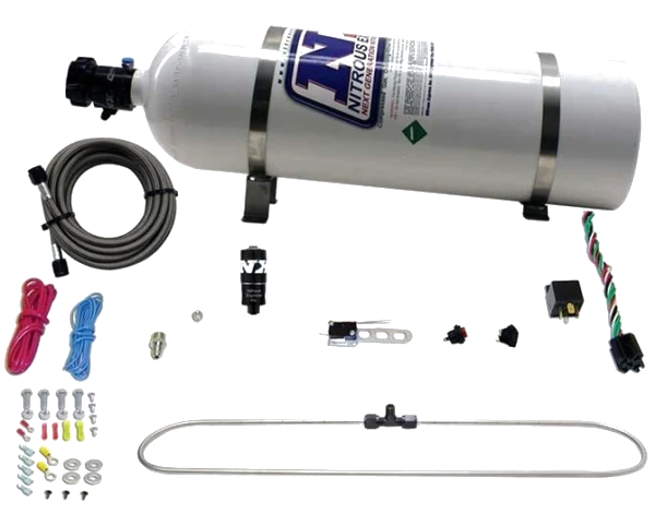 N-Tercooler Spray Ring Reduces Air Inlet Temp On Turbo Applications with 15LB Bottle Nitrous Express NX 20000-15