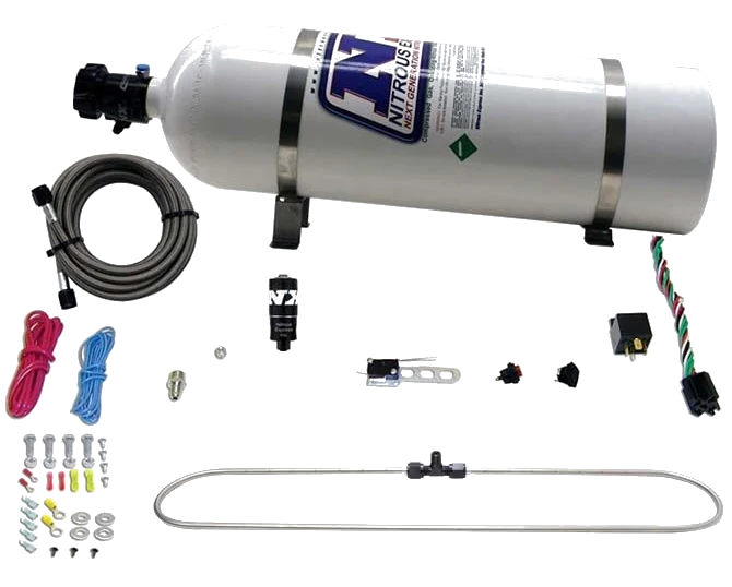 N-Tercooler Spray Ring Reduces Air Inlet Temp On Turbo Applications with 15LB Bottle Nitrous Express NX 20000-15