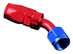 Końcówka Swivel FMIC.EU AN4 45' Viton czerwona
