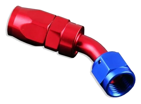 Końcówka Swivel FMIC.EU AN4 45' Viton czerwona