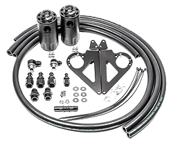 Dual Catch Can Kit for Scion FR-S / Subaru BRZ / Toyota GT86 Fluid Lock Radium Engineering