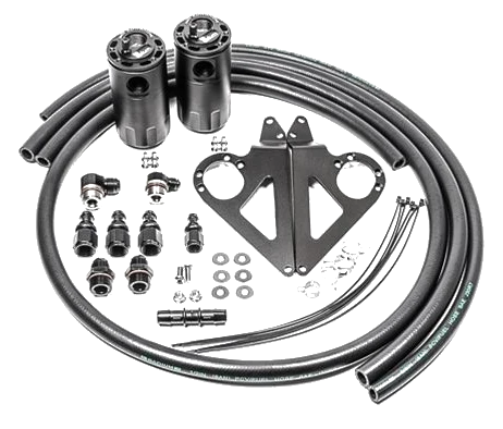 Dual Catch Can Kit for Scion FR-S / Subaru BRZ / Toyota GT86 Fluid Lock Radium Engineering