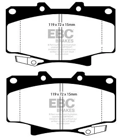DP992 Klocki hamulcowe ULTIMAX2 EBC Brakes Toyota 4 Runner VZN130 4 Runner LN130 4 Runner KZN130 Hilux Surf LN130 Hilux Surf LN131 Hilux Surf KZN130 Landcruiser FZJ80 Landcruiser HZJ80 Landc
