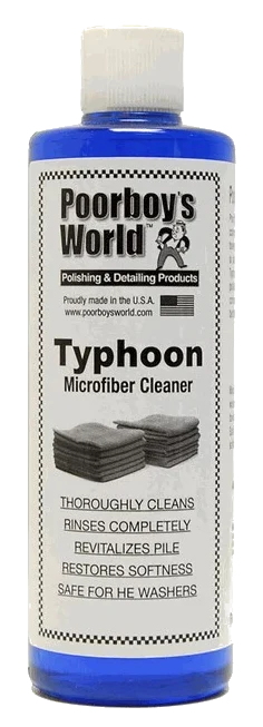 POORBOY'S WORLD Typhoon Microfiber Cleaner płyn do prania mikrofibr 473ml