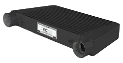 Intercooler 450x280x76mm FMIC.EU Górny Wlot / Wylot Czarny